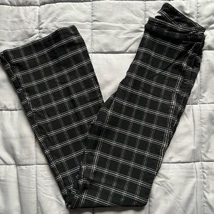 Garage Plaid Flare Pants
